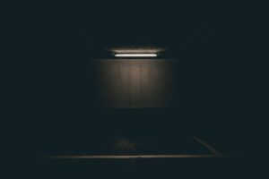 lighted fluorescent tube