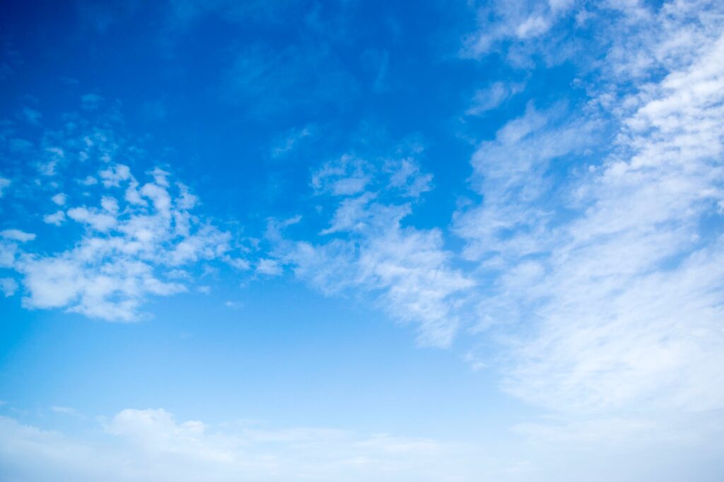 photo of blue sky