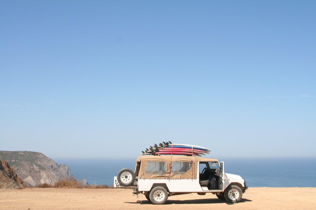 auto beach car desert